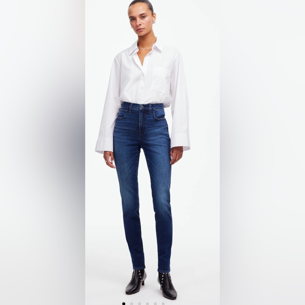 Madewell 10” Roadtripper High Rise Ankle Zip most comfortable jeans ever Sz 25